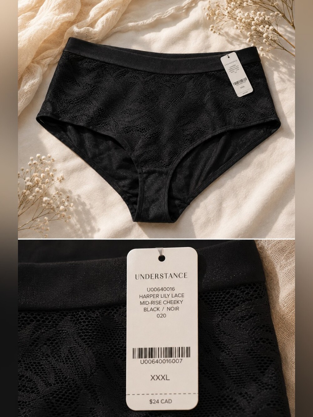 Black Women's Understance panties Bundle Of 4